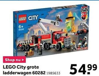 Lego city grote ladderwagen 60282