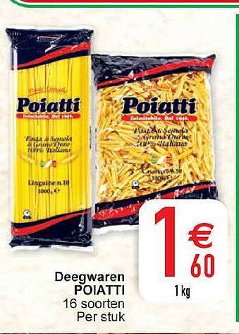 Cora Deegwaren poiatti aanbieding
