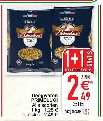 Cora Deegwaren primeluci aanbieding