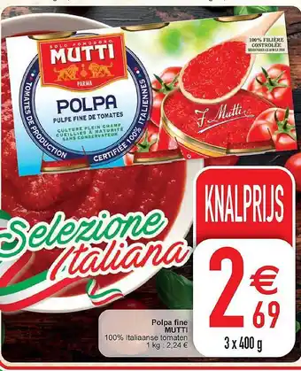Cora Polpa fine mutti aanbieding