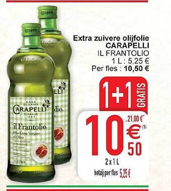 Cora Extra zuivere olijfolie carapelli il frantolio aanbieding