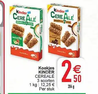 Koekjes kinder cerealé