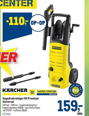 Makro Hogedrukreiniger k4 premium universal aanbieding