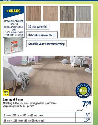 Makro Laminaat 7 mm aanbieding