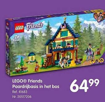 Lego friends paardrijbasis in het bos