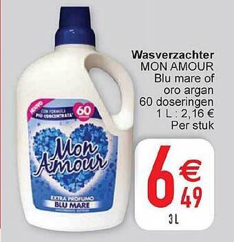 Cora Wasverzachter aanbieding