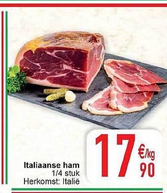 Cora Italiaanse ham aanbieding