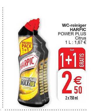 Cora Wcreiniger harpic aanbieding