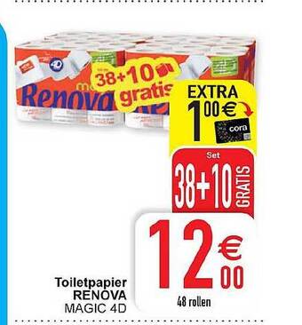 Cora Toiletpapier renova aanbieding