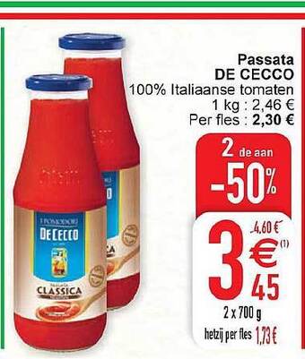 Cora Passata de cecco aanbieding