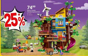 Fun Lego friends vriendschapsboomhut aanbieding