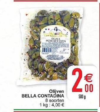 Cora Olijven bella contadina aanbieding