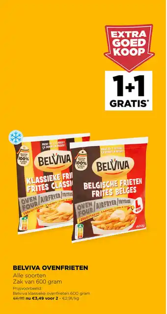 Jumbo Belviva klassieke ovenfrieten 600 gram aanbieding