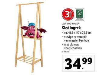 Lidl Kledingrek aanbieding