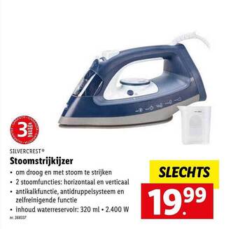 Lidl Stoomstrijkijzer aanbieding