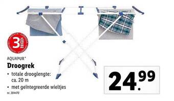 Lidl Droogrek aanbieding
