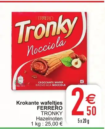 Cora Ferrero Krokante wafeltjes aanbieding