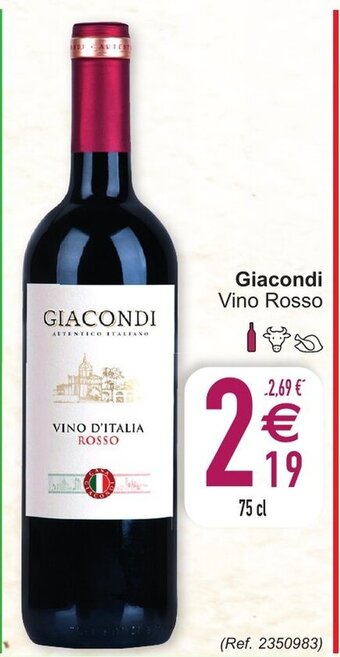 Cora Giacondi Vino Rosso aanbieding