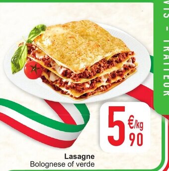Cora Lasagne Bolognese of verde aanbieding