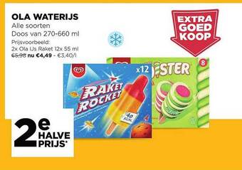 Jumbo Ola Waterijs 270-660ml aanbieding