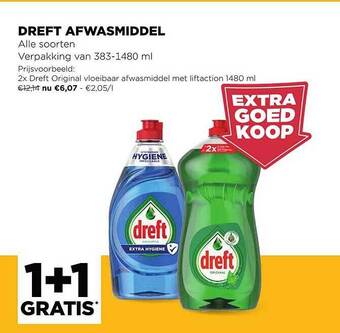 Jumbo Dreft Afwasmiddel aanbieding