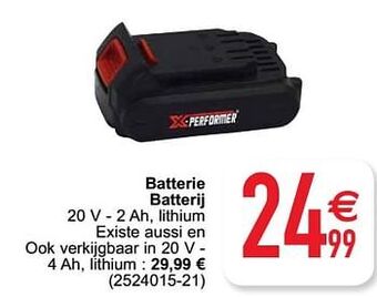 Cora X-performer batterie batterij aanbieding