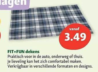 Maxi Zoo Fit+fun dekens aanbieding