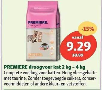 Maxi Zoo Premiere droogvoer kat aanbieding