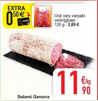 Cora Salami Genova aanbieding