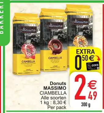Cora Massimo Donuts aanbieding