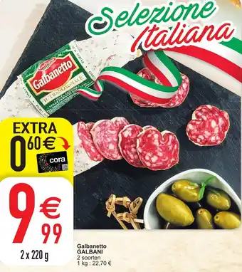 Cora Galbanetto galbani 220g aanbieding