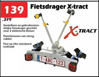 iTEK Fietsdrager xtract aanbieding