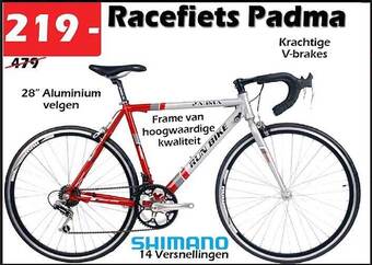 iTEK Racefiets padma aanbieding