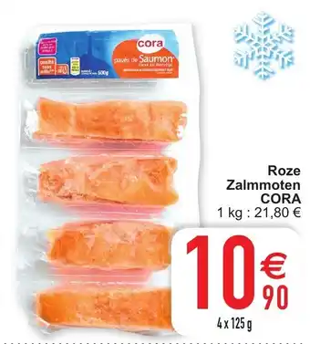 Cora Roze zalmmoten cora 125g aanbieding