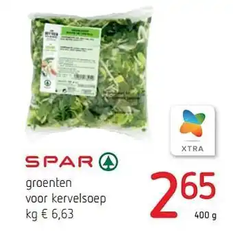 Spar Colruyt Groenten voor kervelsoep 400g aanbieding