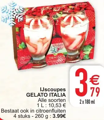 Cora Ijscoupes gelato italia 180ml aanbieding