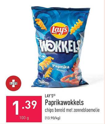 ALDI Lay's paprikawokkels aanbieding