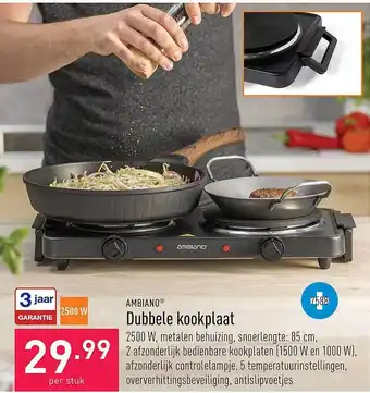 ALDI Dubbele kookplaat aanbieding