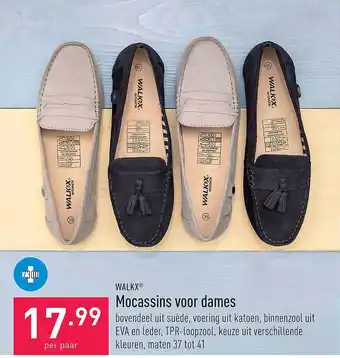 ALDI Mocassins voor dames aanbieding