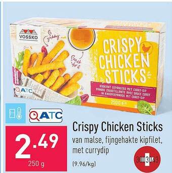 ALDI Crispy chicken sticks aanbieding