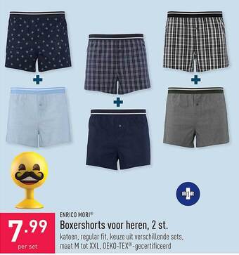 ALDI Boxershorts voor heren, 2 st aanbieding
