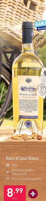 ALDI Ronco di sassi bianco aanbieding