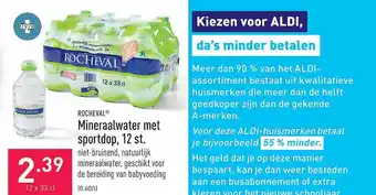 ALDI Mineraalwater met sportdop, 12 st aanbieding