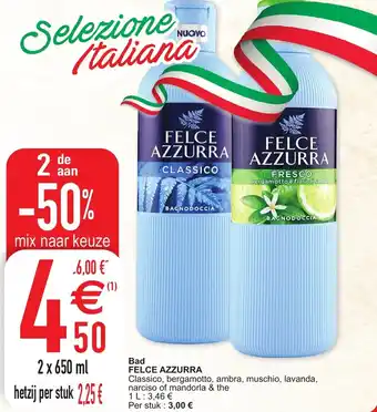 Cora Bad felce azzurra 650ml aanbieding