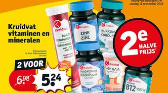Kruidvat Kruidvat vitaminen en mineralen aanbieding