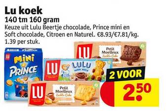 Kruidvat Lu koek aanbieding
