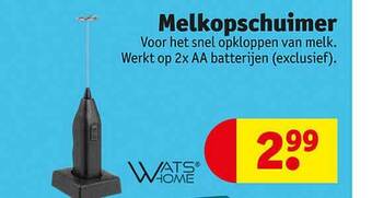 Kruidvat Melkopschuimer aanbieding