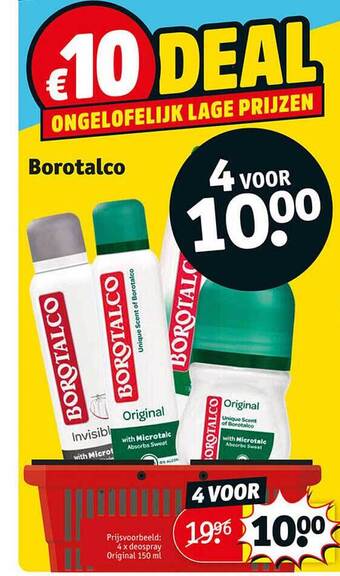 Kruidvat Borotalco aanbieding