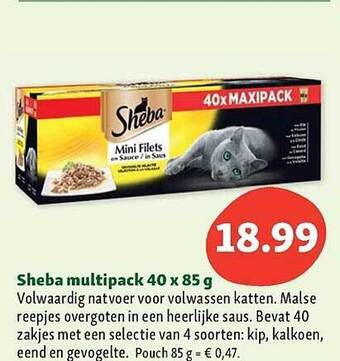 Maxi Zoo Sheba multipack aanbieding