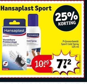 Kruidvat Hansaplast sport aanbieding